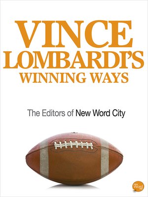 cover image of Vince Lombardi's Winning Ways